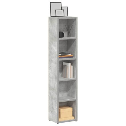 vidaXL 2 db betonszürke forgácslap CD-tartó szekrény 21 x 16 x 93,5 cm