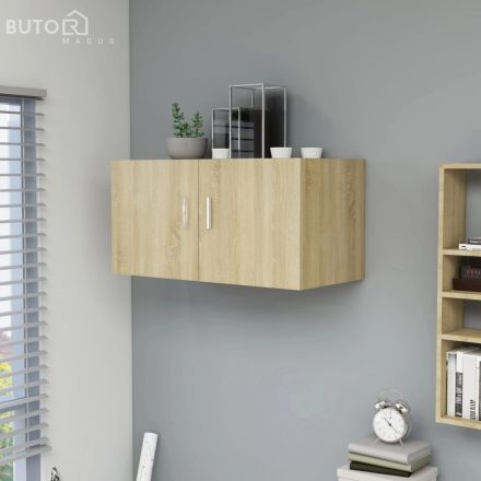 vidaXL sonoma tölgy szerelt fa falra szerelhető szekrény 80x39x40 cm