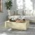 vidaXL sonoma tölgy színű szerelt fa dohányzóasztal 80 x 55 x 31 cm