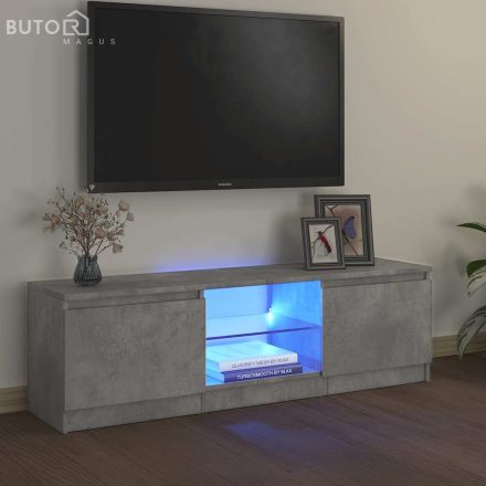 vidaXL szürke TV-szekrény LED-világítással 120 x 30 x 36 cm