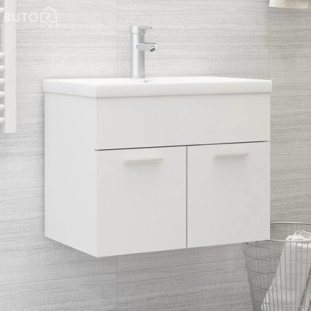 vidaXL fehér szerelt fa mosdószekrény 60 x 38,5 x 46 cm