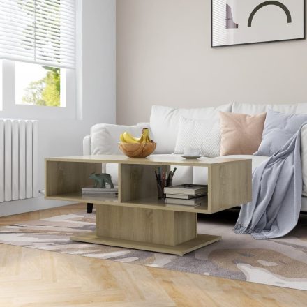 vidaXL sonoma tölgy színű szerelt fa dohányzóasztal 103,5x50x44,5 cm