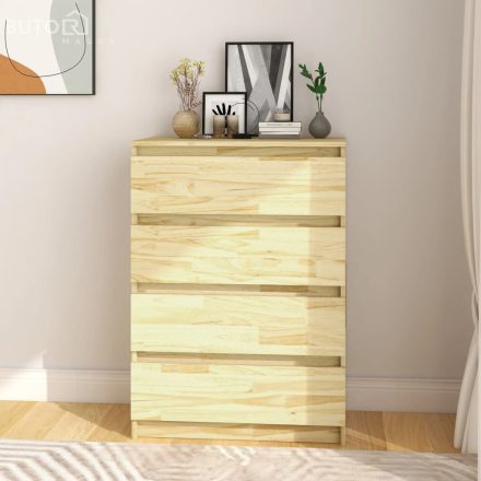 vidaXL tömör fenyőfa kisszekrény 60 x 36 x 84 cm