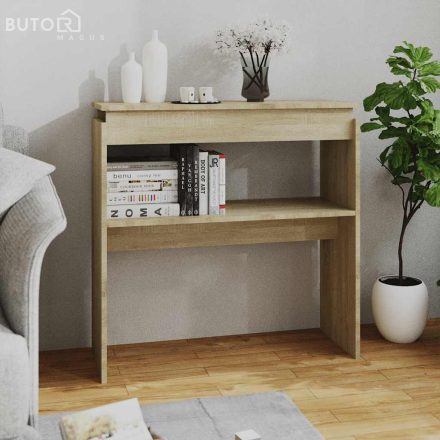 vidaXL sonoma tölgy színű szerelt fa tálalóasztal 80 x 30 x 80 cm