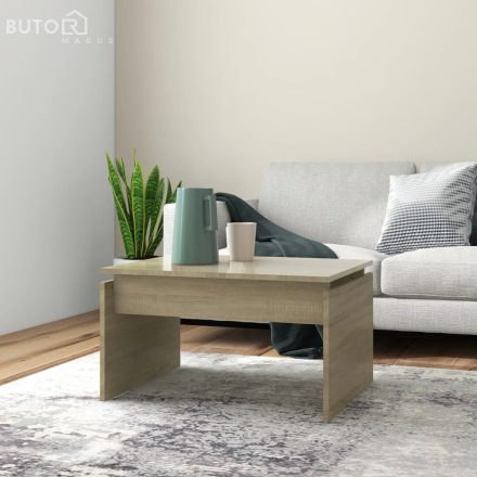 vidaXL sonoma tölgy színű szerelt fa dohányzóasztal 68 x 50 x 38 cm