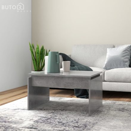 vidaXL betonszürke szerelt fa dohányzóasztal 68 x 50 x 38 cm