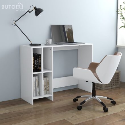 vidaXL fehér szerelt fa laptopasztal 102,5 x 35 x 75 cm