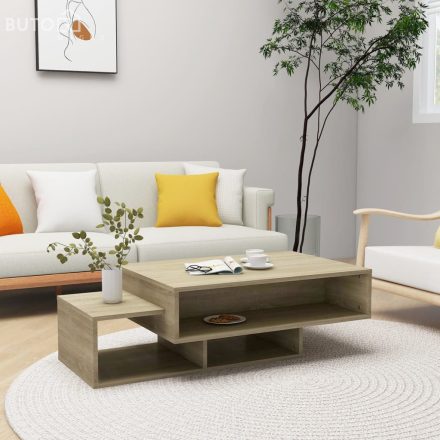 vidaXL sonoma tölgy színű szerelt fa dohányzóasztal 105 x 55 x 32 cm