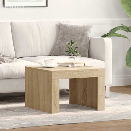 vidaXL sonoma tölgy színű szerelt fa dohányzóasztal 50 x 50 x 35 cm