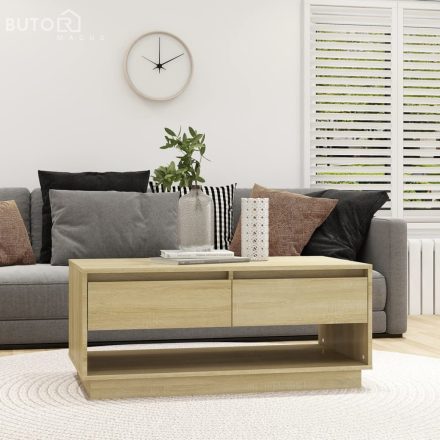 vidaXL sonoma tölgy színű szerelt fa dohányzóasztal 102,5 x 55 x 44 cm