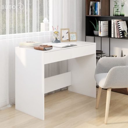 vidaXL fehér szerelt fa íróasztal 101 x 50 x 76,5 cm