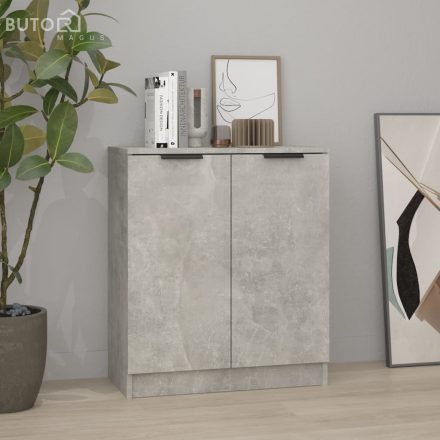 vidaXL betonszürke szerelt fa tálalóasztal 60 x 30 x 70 cm