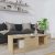 vidaXL sonoma tölgy színű szerelt fa dohányzóasztal 102 x 50 x 36 cm
