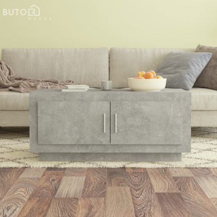 vidaXL betonszürke szerelt fa dohányzóasztal 102x 50 x 45 cm