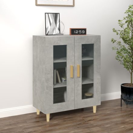 vidaXL betonszürke szerelt fa tálalószekrény 69,5 x 34 x 90 cm