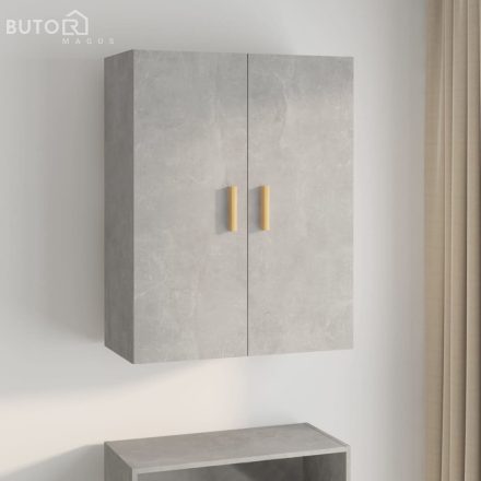 vidaXL betonszürke függő faliszekrény 69,5 x 34 x 90 cm