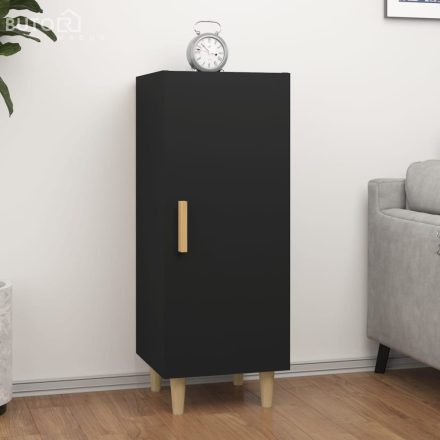 vidaXL fekete szerelt fa tálalószekrény 34,5 x 34 x 90 cm