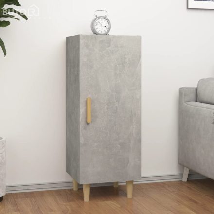 vidaXL betonszürke szerelt fa tálalószekrény 34,5 x 34 x 90 cm
