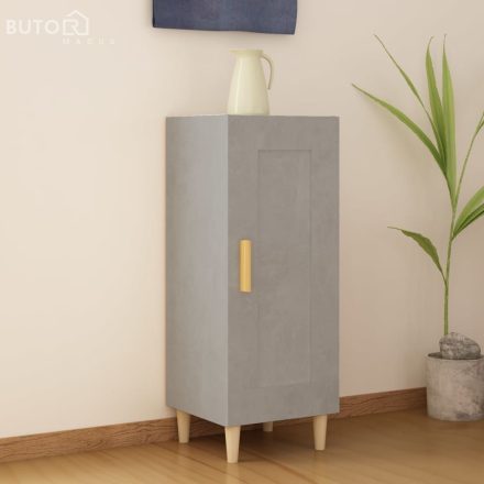 vidaXL betonszürke szerelt fa tálalószekrény 34,5 x 34 x 90 cm