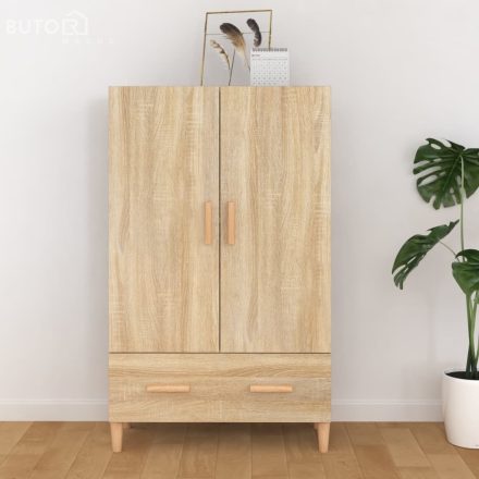 vidaXL sonoma-tölgyszínű szerelt fa magasszekrény 70 x 31 x 115 cm