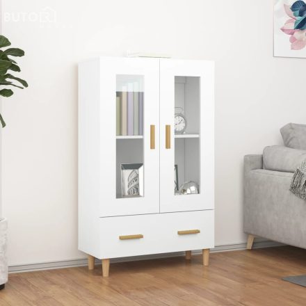 vidaXL fehér szerelt fa magasszekrény 70 x 31 x 115 cm