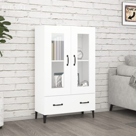 vidaXL fehér szerelt fa magasszekrény 70 x 31 x 115 cm