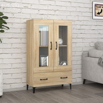 vidaXL sonoma-tölgyszínű szerelt fa magasszekrény 70 x 31 x 115 cm