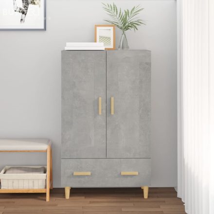 vidaXL betonszürke szerelt fa magasszekrény 70 x 31 x 115 cm