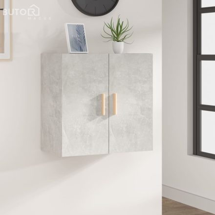 vidaXL betonszürke szerelt fa faliszekrény 60 x 30 x 60 cm 