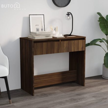 vidaXL barna tölgyszínű szerelt fa dohányzóasztal 89x41x76,5 cm