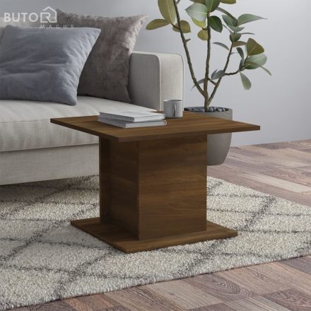 vidaXL barna tölgyszínű szerelt fa dohányzóasztal 55,5x55,5x40 cm