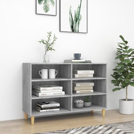 vidaXL szürke sonoma színű szerelt fa tálalószekrény 103,5x35x70 cm