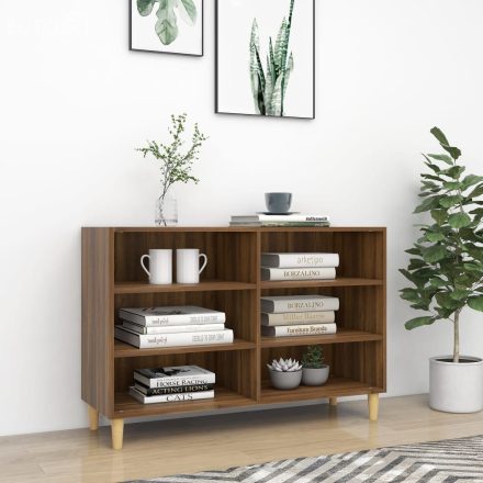 vidaXL barna tölgyszínű szerelt fa tálalószekrény 103,5 x 35 x 70 cm