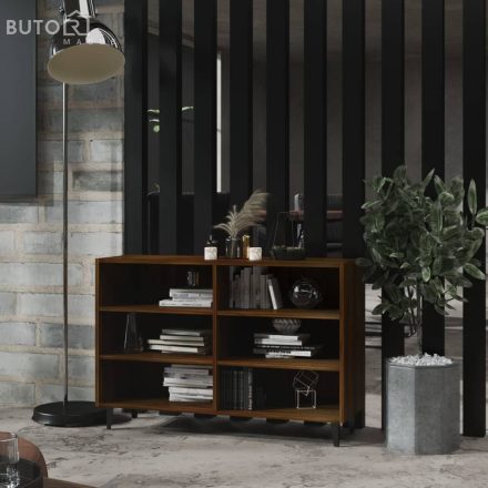 vidaXL barna tölgyszínű szerelt fa tálalószekrény 103,5 x 35 x 70 cm