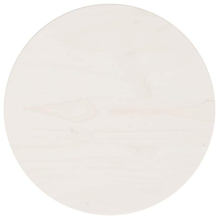 vidaXL fehér tömör fenyőfa asztallap Ø30 x 2,5 cm