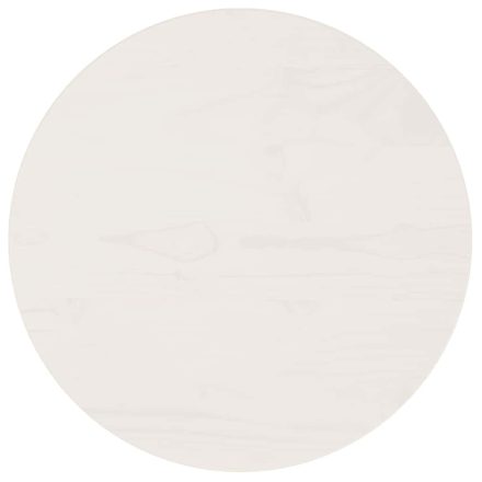 vidaXL fehér tömör fenyőfa asztallap Ø40 x 2,5 cm
