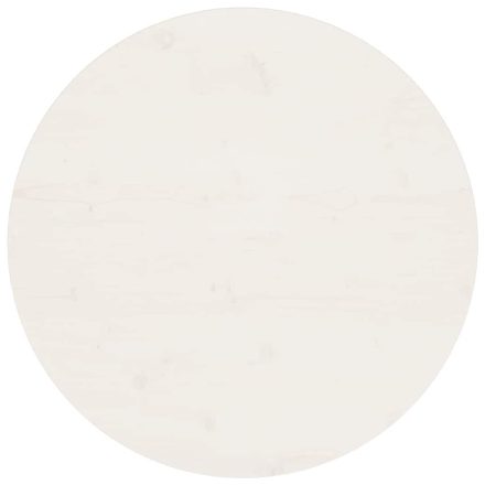 vidaXL fehér tömör fenyőfa asztallap Ø70 x 2,5 cm