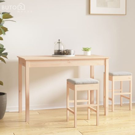 vidaXL tömör fenyőfa ebédlőasztal 110 x 55 x 75 cm