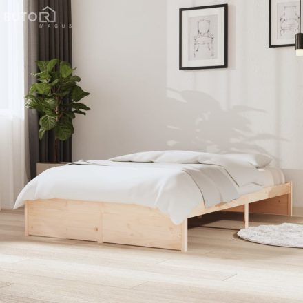 vidaXL tömör fa ágykeret matrac nélkül 120 x 200 cm