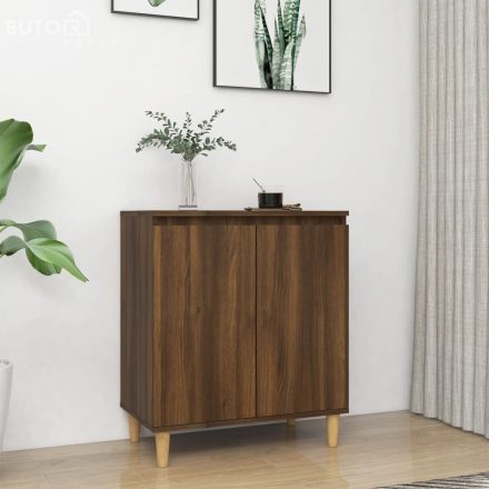 vidaXL barna tölgy színű szerelt fa tálalószekrény 60 x 35 x 70 cm