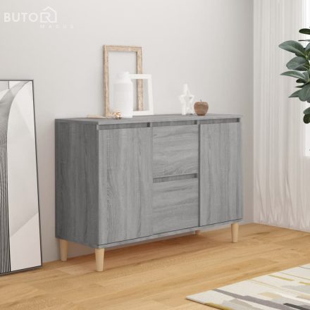 vidaXL szürke sonoma színű szerelt fa tálalószekrény 101 x 35 x 70 cm