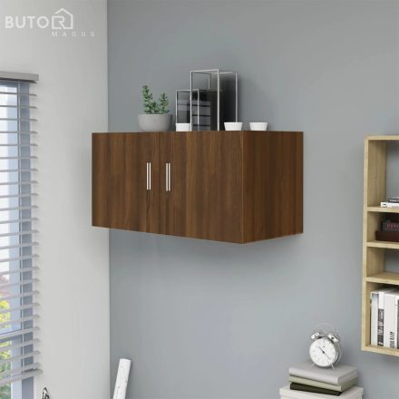 vidaXL barna tölgy színű szerelt fa faliszekrény 80 x 39 x 40 cm