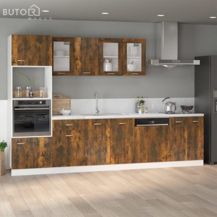 vidaXL “Lyon” füstös tölgyszínű szerelt fa alsó szekrény