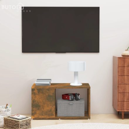 vidaXL füstös tölgy színű szerelt fa TV-szekrény 60 x 24 x 32 cm