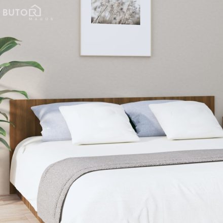 vidaXL barna tölgy színű szerelt fa ágyfejtámla 200x1,5x80 cm