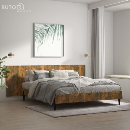 vidaXL füstös tölgy színű szerelt fali fejtámla 240 x 1,5 x 80 cm