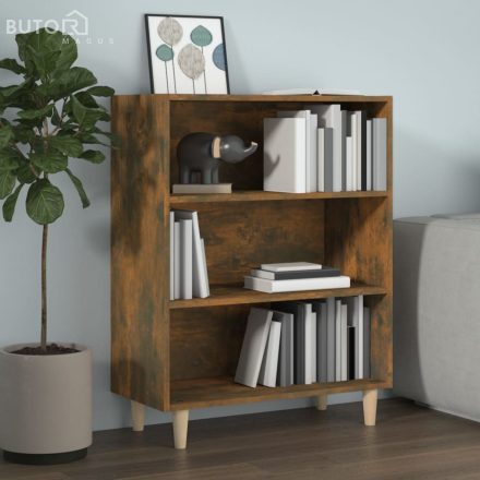 vidaXL füstös tölgy színű szerelt fa tálalószekrény 69,5x32,5x90 cm