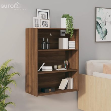 vidaXL barna tölgyszínű függő faliszekrény 69,5 x 32,5 x 90 cm