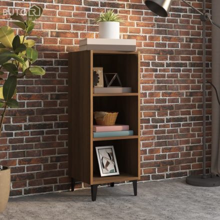 vidaXL barna tölgyszínű szerelt fa tálalószekrény 34,5 x 32,5 x 90 cm