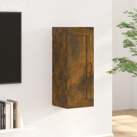 vidaXL füstös tölgy színű szerelt fa függőszekrény 35 x 34 x 90 cm